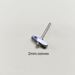 2mm.convex, half round.